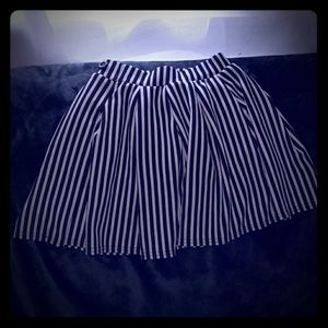PLT striped skater skirt